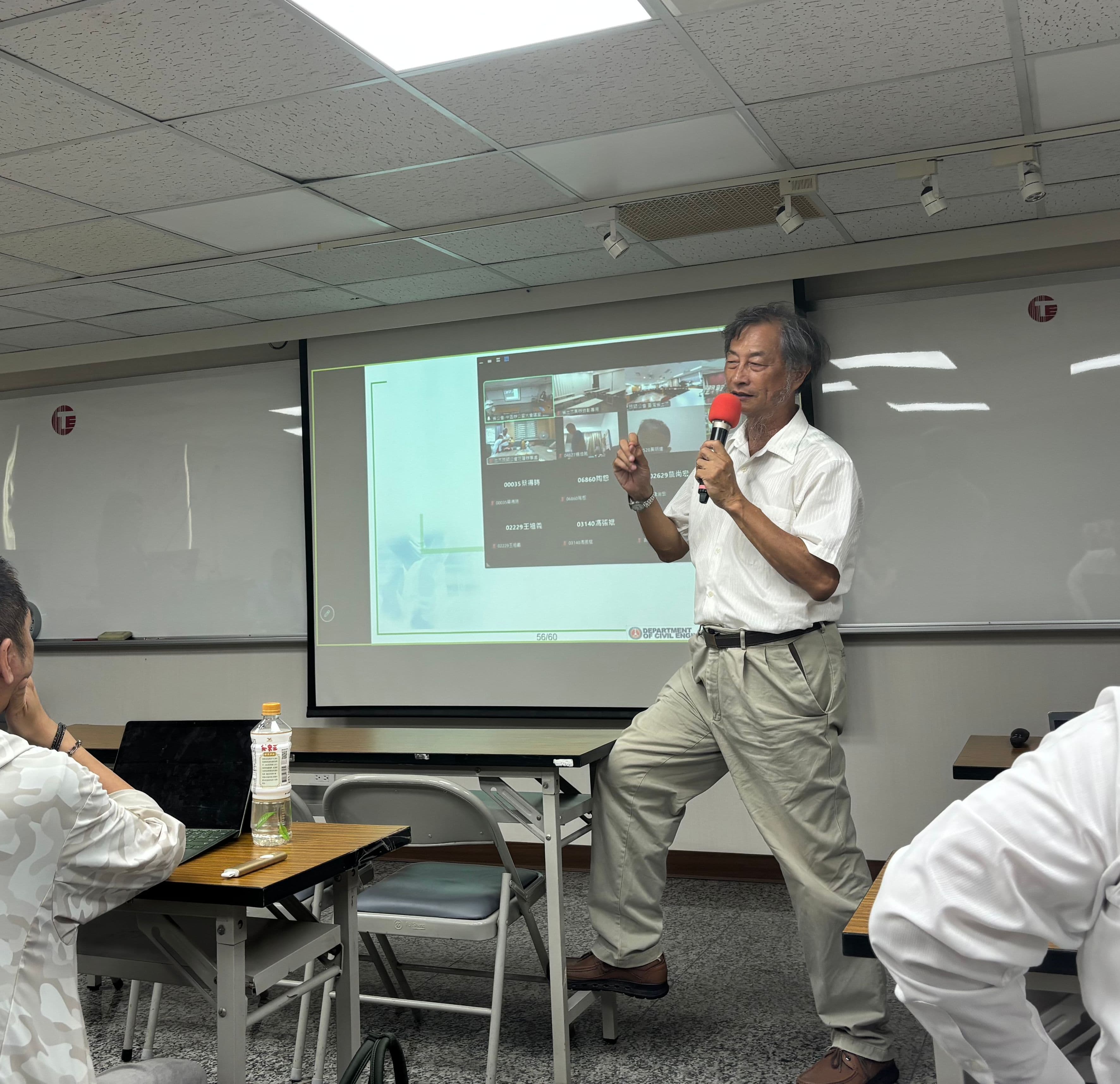 黃忠信教授主講「淤泥之材料資源化應用」
